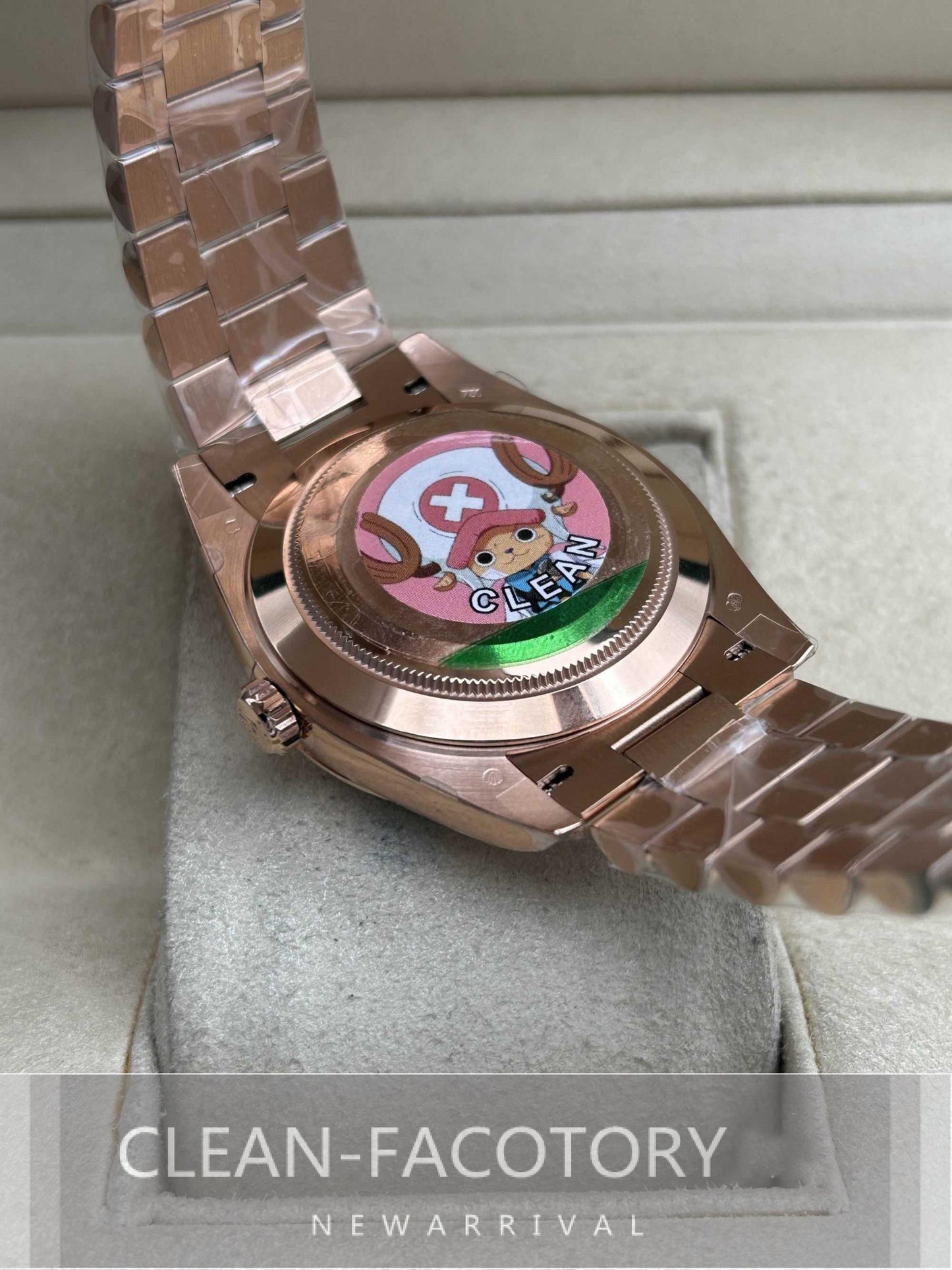 Day-Date 228235 40mm Rose Gold Olive Green Dial President Clean Factory