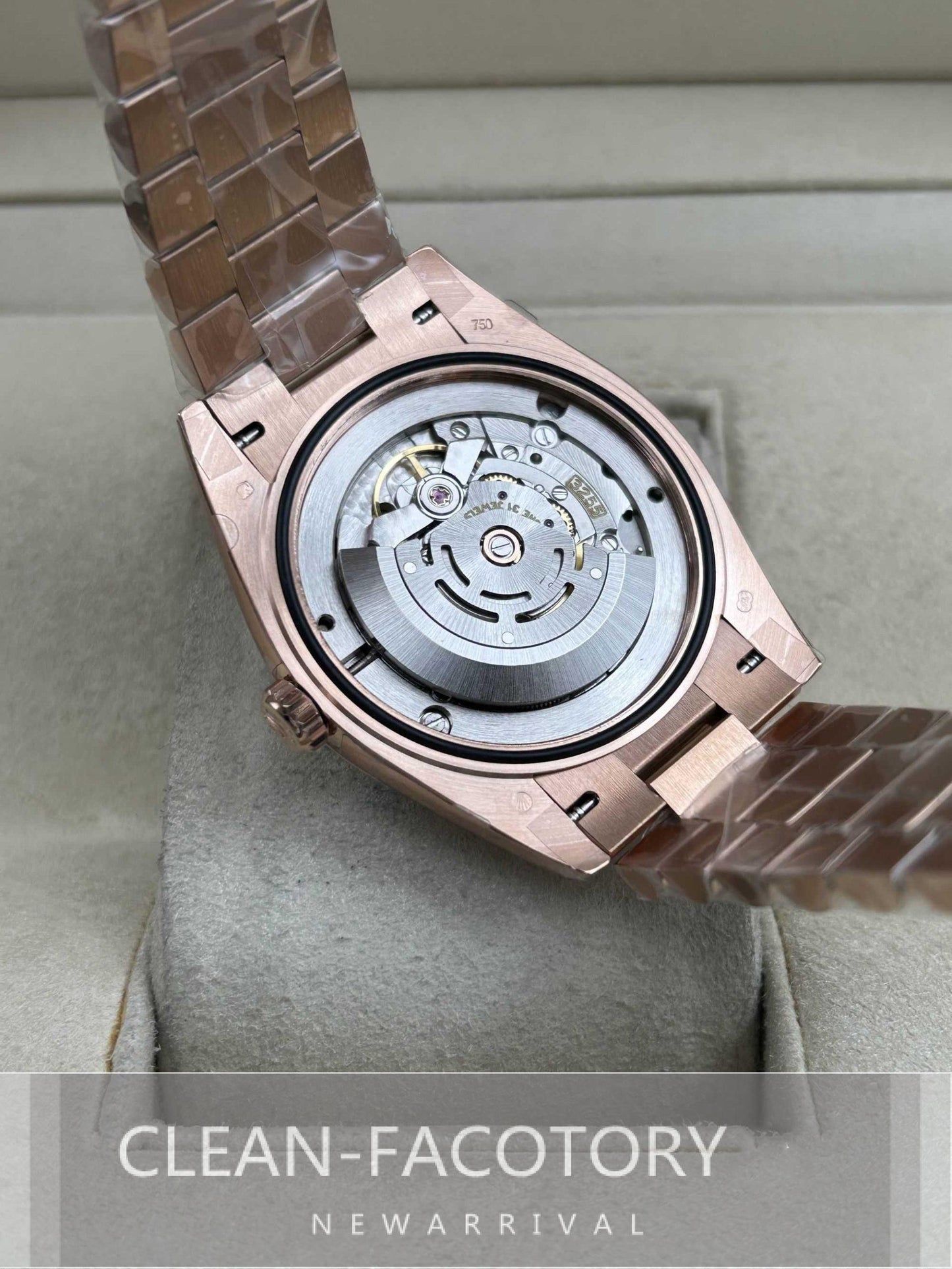 Day-Date 228235 40mm Rose Gold Olive Green Dial President Clean Factory