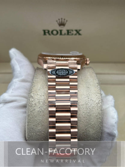 Day-Date 228235 40mm Slate Ombre Dial Rose Gold President Clean Factory