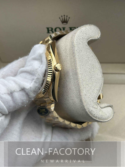 Day-Date 228238 40mm Yellow Gold 18K President Roman Markers Clean Factory