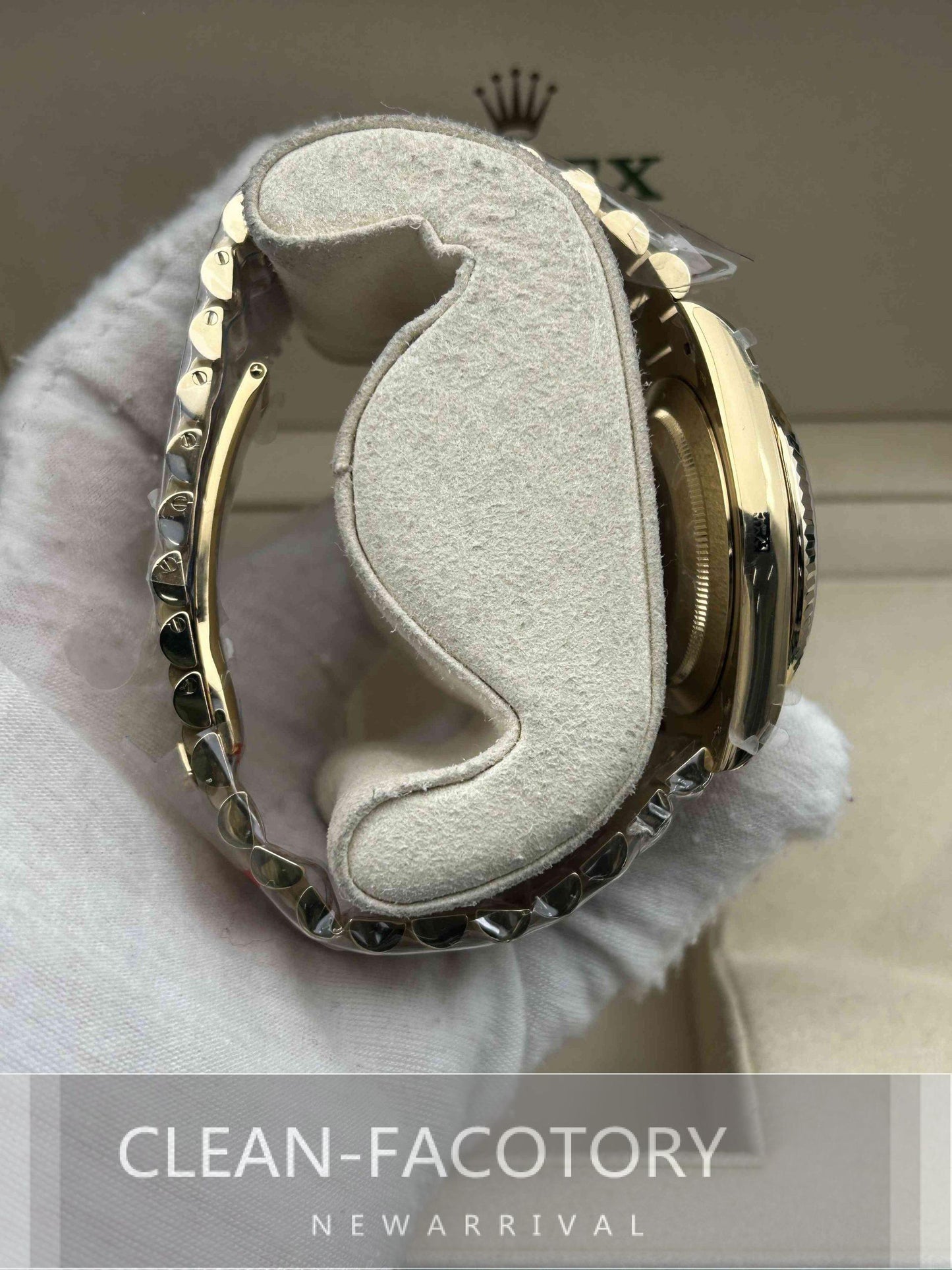 Day-Date 228238 40mm Yellow Gold Black Dial Baguette Diamonds President Clean Factory