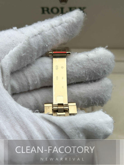 Day-Date 228238 40mm Yellow Gold Black Dial Baguette Diamonds President Clean Factory