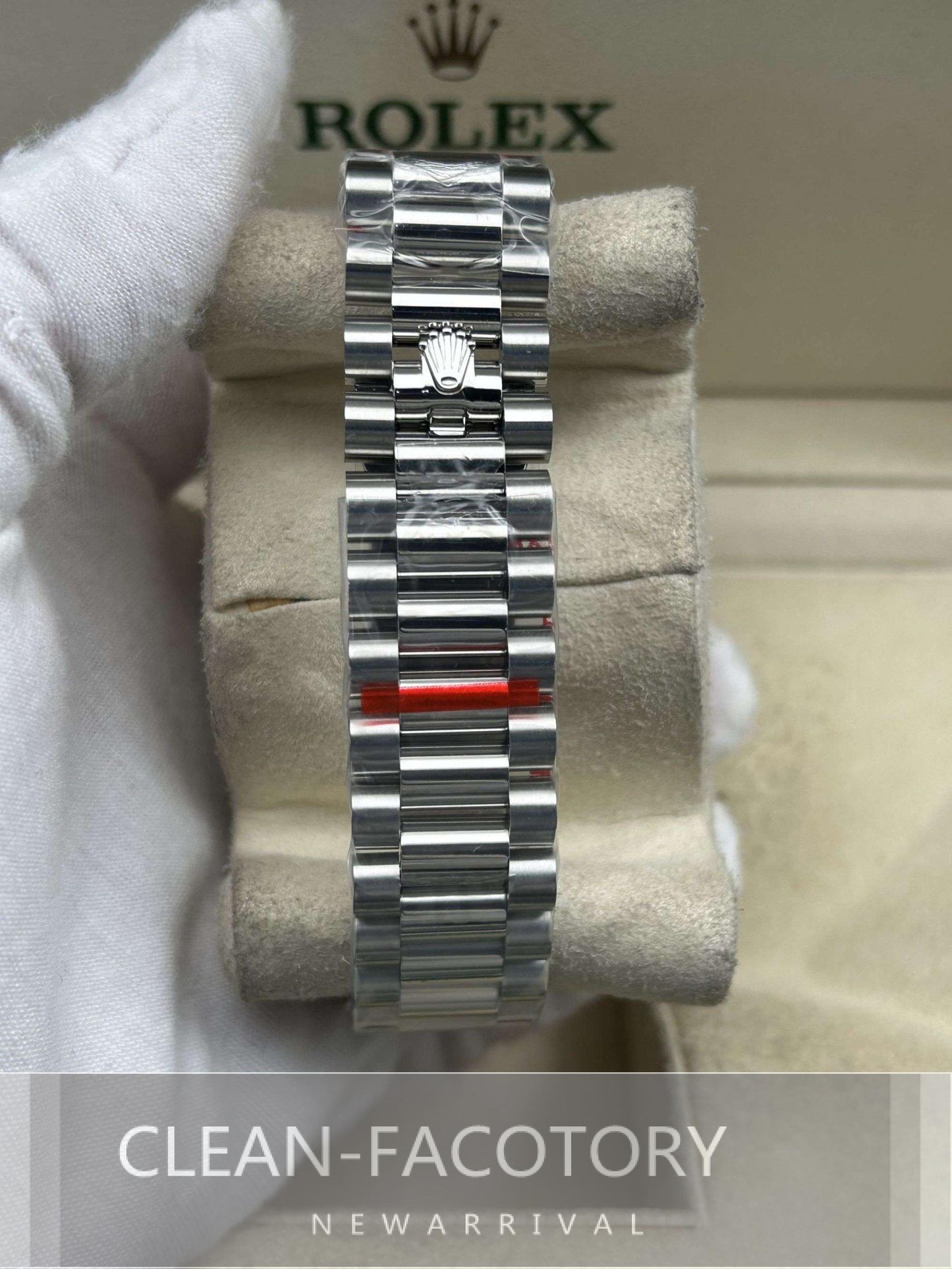 Day-Date 228239 40mm White Gold Blue Dial Roman Markers President Clean Factory