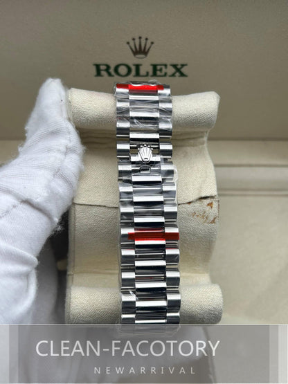 Day-Date 228239 40mm White Gold Ice Blue Dial Roman Markers President Clean Factory