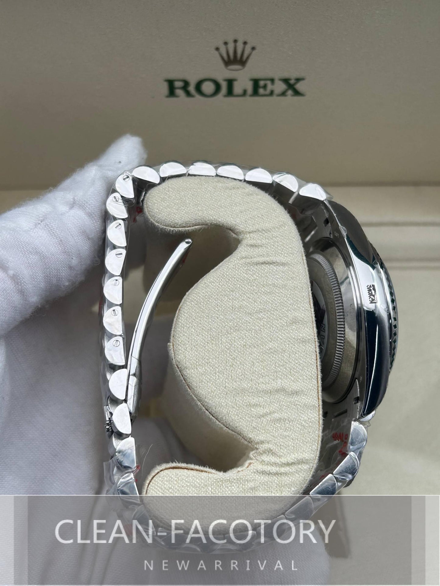 Day-Date 228239 40mm White Gold Ice Blue Dial Roman Markers President Clean Factory