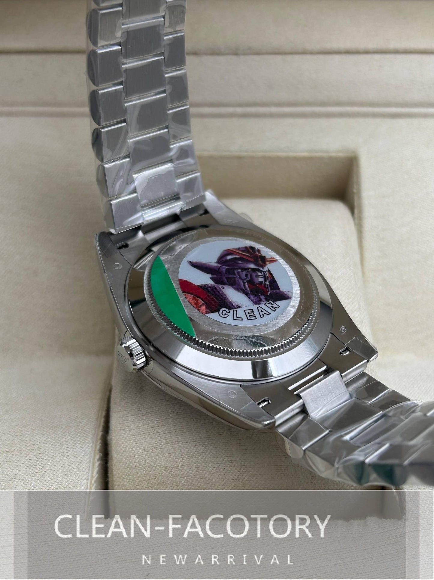 Day-Date 228239 40mm White Gold Olive Green Dial Roman Markers President Clean Factory