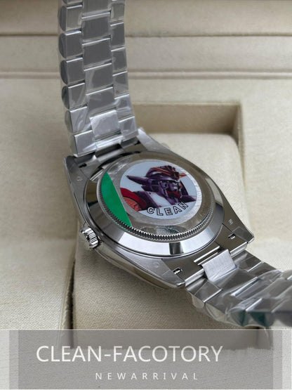 Day-Date 228239 40mm White Gold Olive Green Dial Roman Markers President Clean Factory