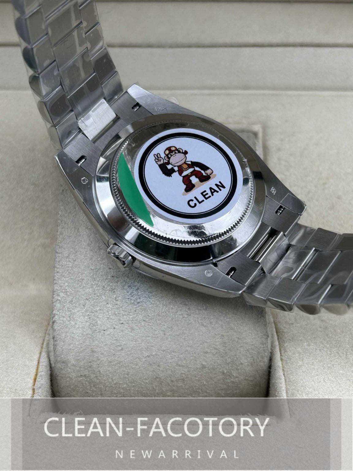 Day-Date 228239 40mm White Gold Silver Dial Baguette Diamonds President Clean Factory