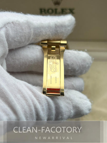 Day-Date 228348RBR 40mm Yellow Gold Black Onyx Dial Baguette Diamonds President Clean Factory