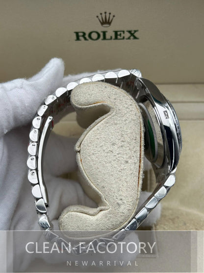 Day-Date 228396TBR 40mm Platinum Ice Blue Dial Baguette Diamonds President Clean Factory