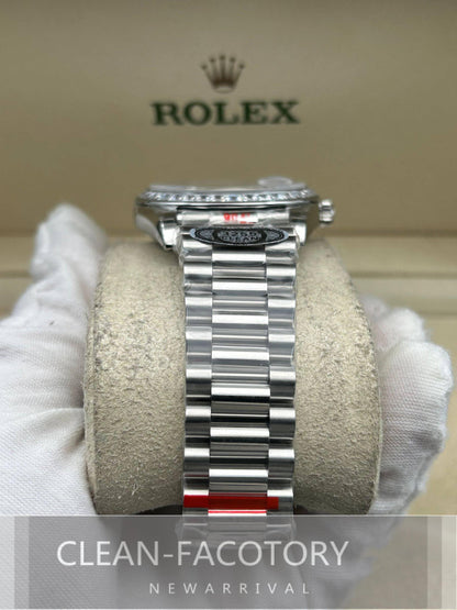 Day-Date 228396TBR 40mm Platinum Meteorite Dial Baguette Diamonds President Clean Factory