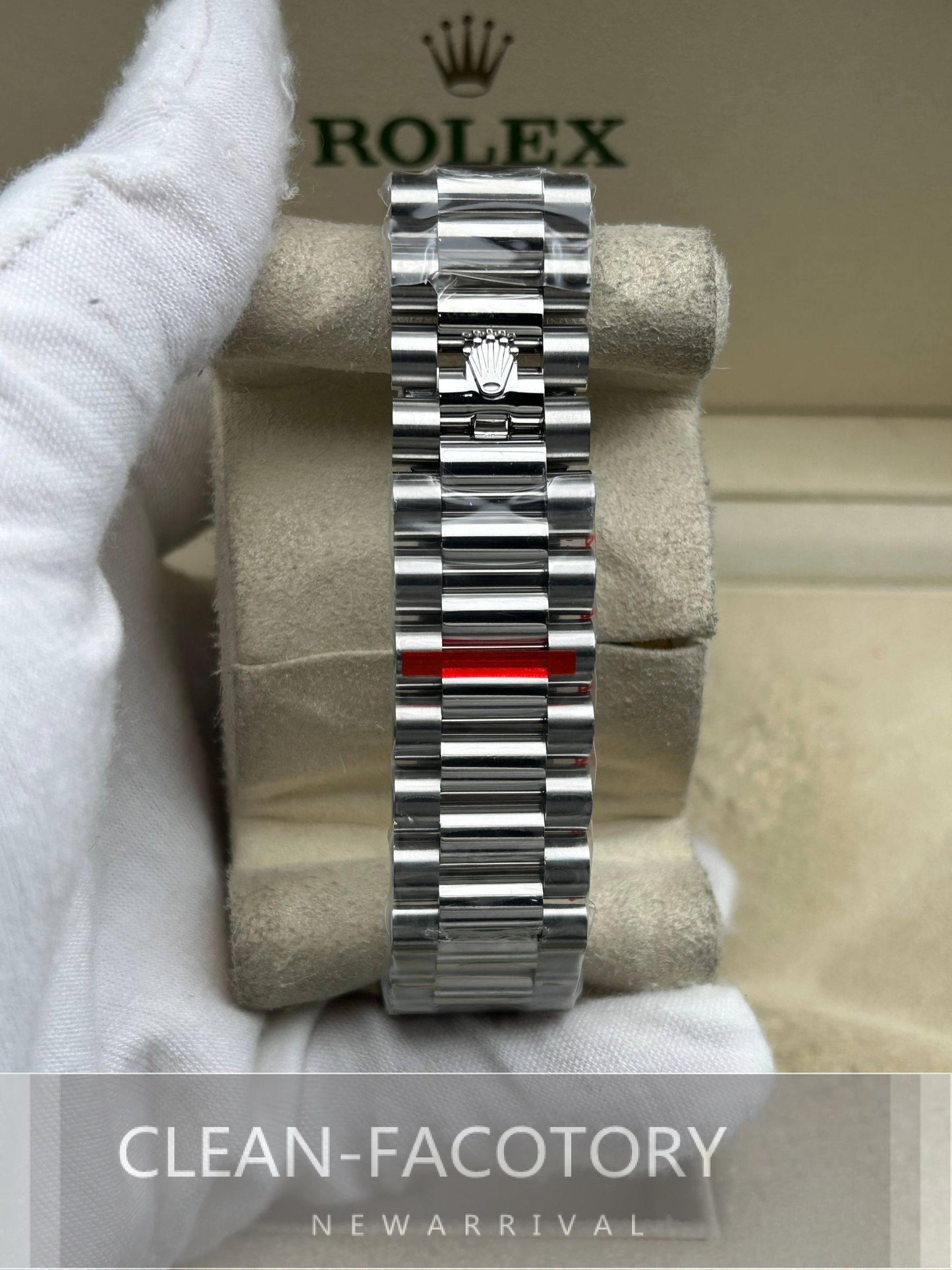 Day-Date 228396TBR 40mm Platinum Meteorite Dial Baguette Diamonds President Clean Factory