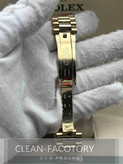 Day-Date 228238 40mm Yellow Gold 18K Green Dial Roman Markers President Clean Factory