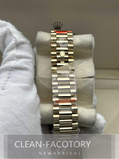 Day-Date 228238 40mm Yellow Gold 18K Green Dial Roman Markers President Clean Factory