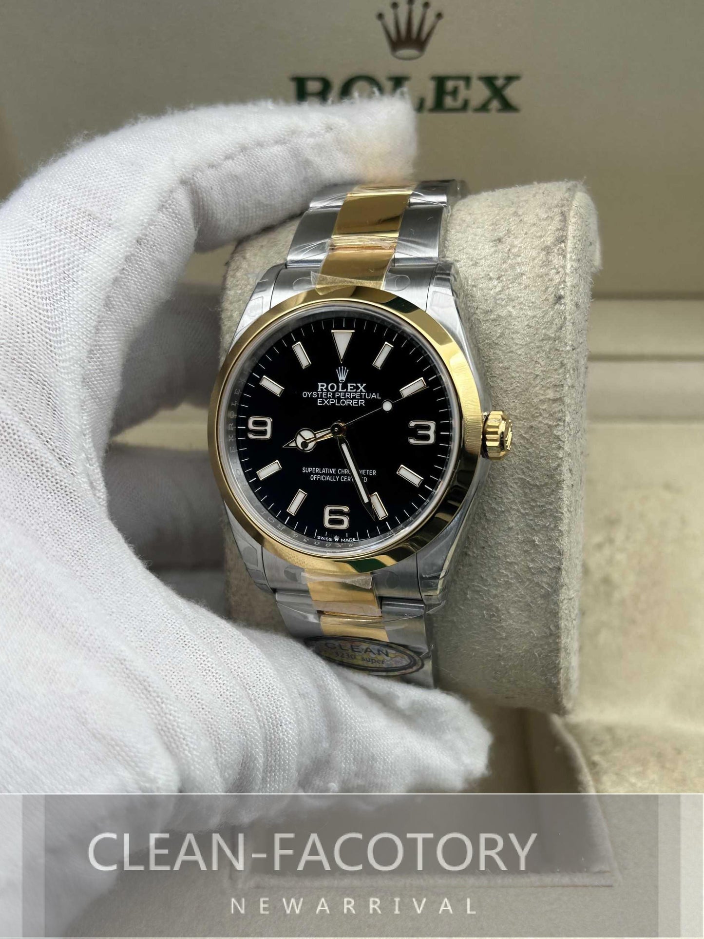 Explorer I 124273 'Rolesor' 36mm Two-Tone Clean Factory