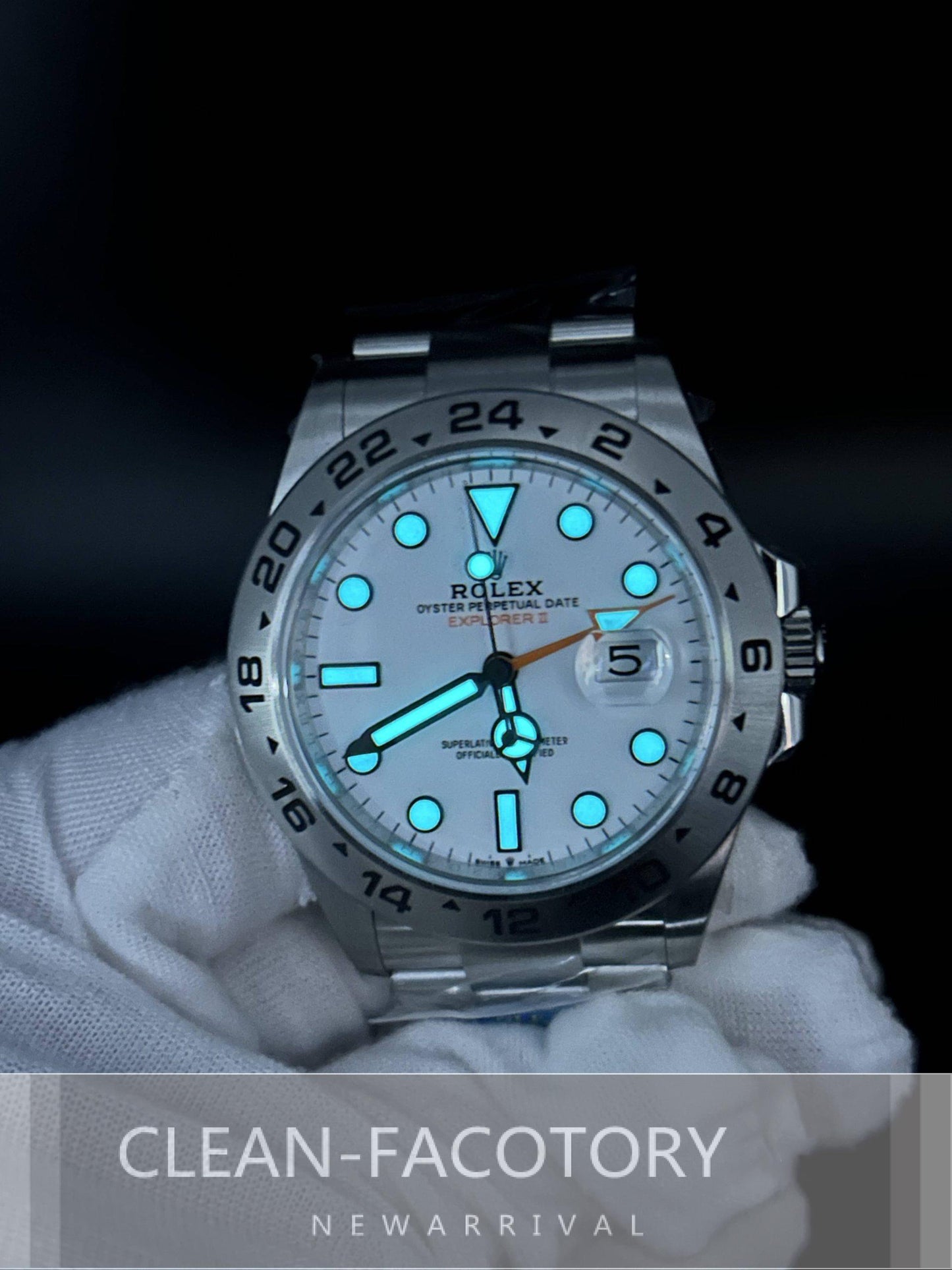 Explorer II 226570 40mm White Dial Clean Factory