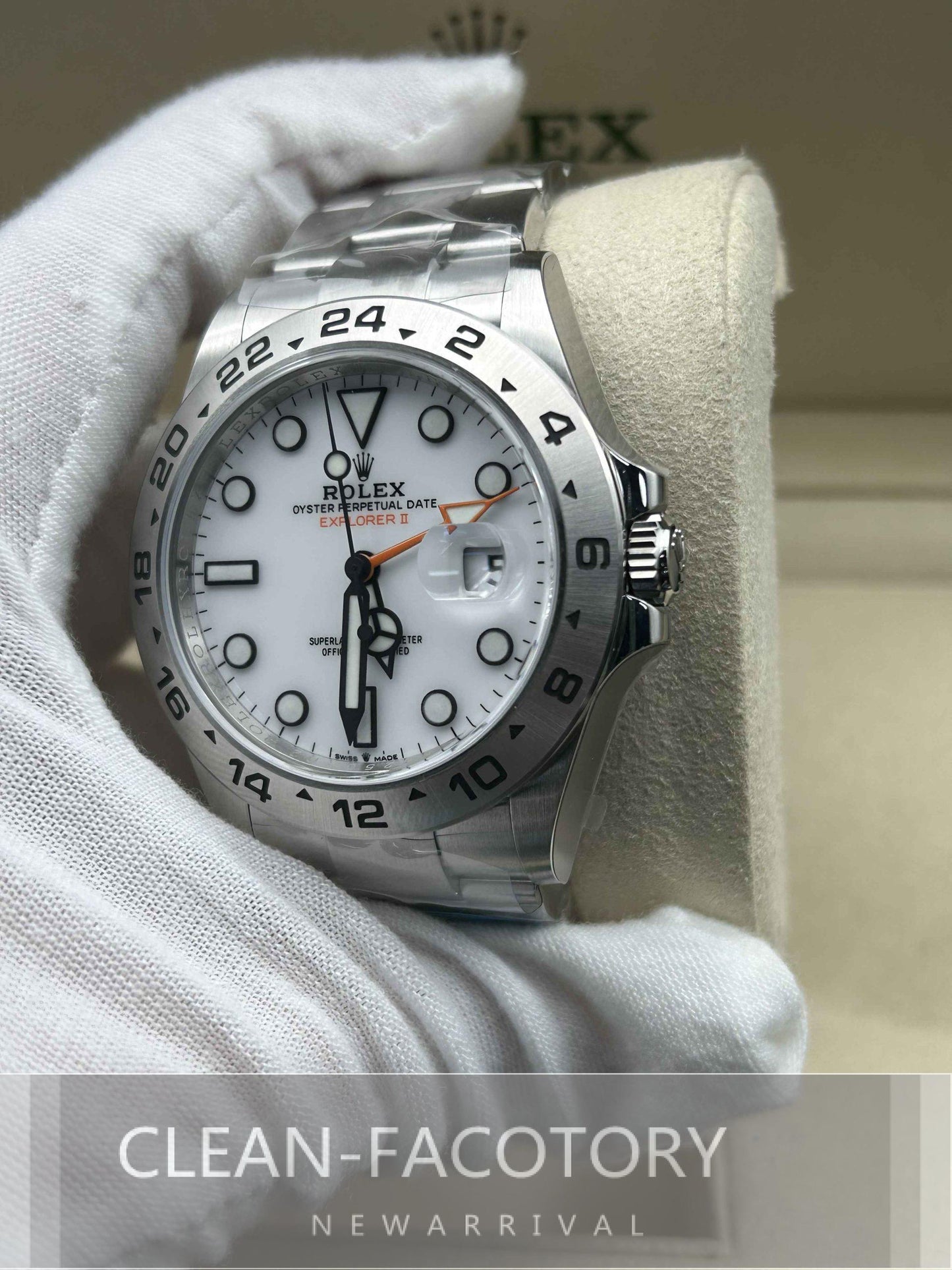 Explorer II 226570 40mm White Dial Clean Factory