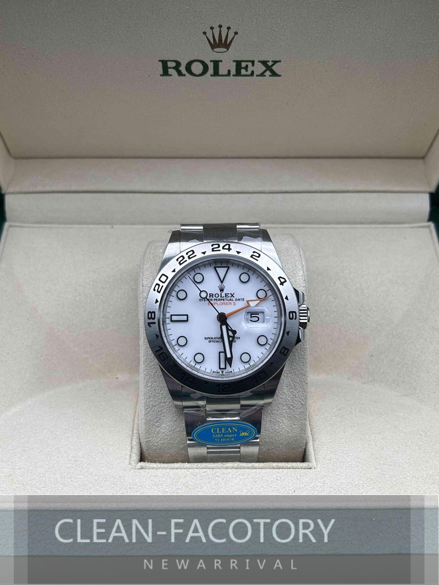 Explorer II 226570 42mm White Dial Clean Factory