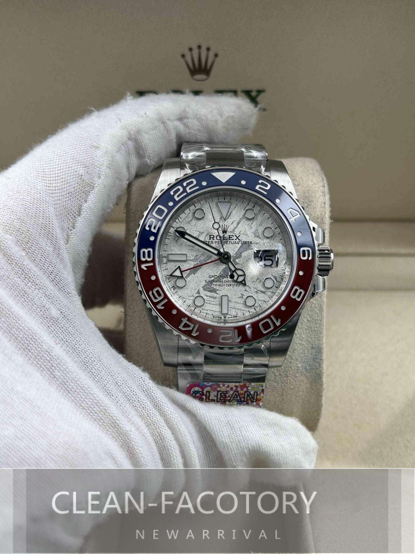 GMT-Master II 126710BLRO “Meteorite Dial” 40mm Clean Factory