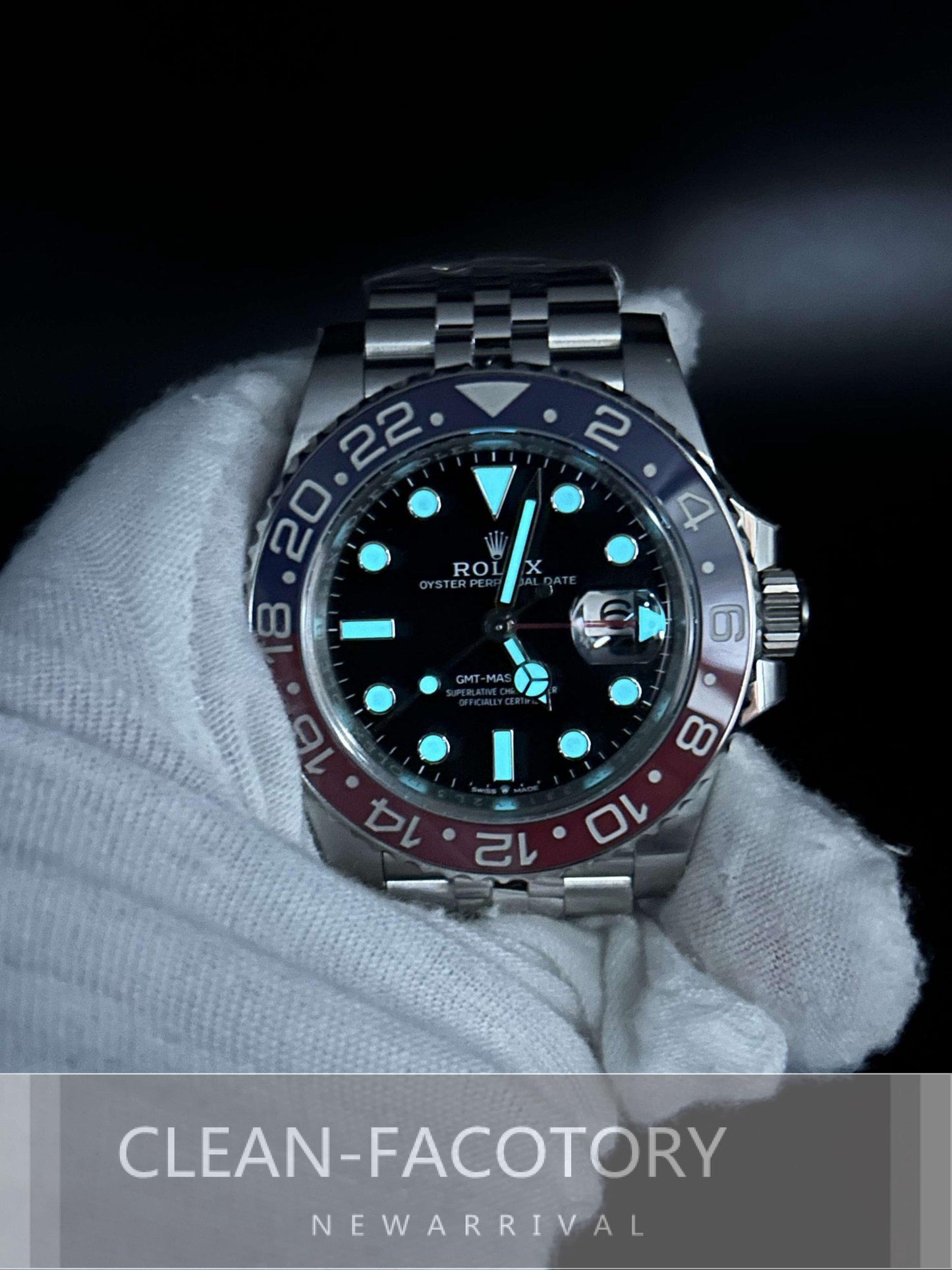 GMT-Master II 126710BLRO “Pepsi” Jubilee 40mm Clean Factory