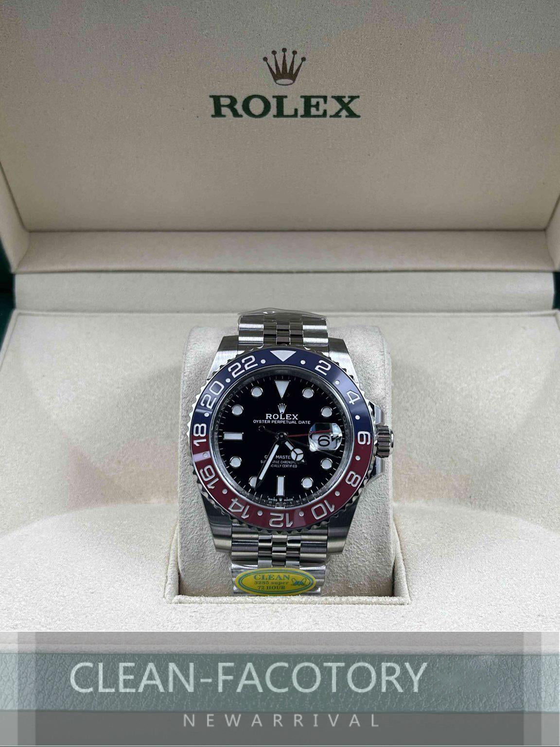 GMT-Master II 126710BLRO “Pepsi” Jubilee 40mm Clean Factory
