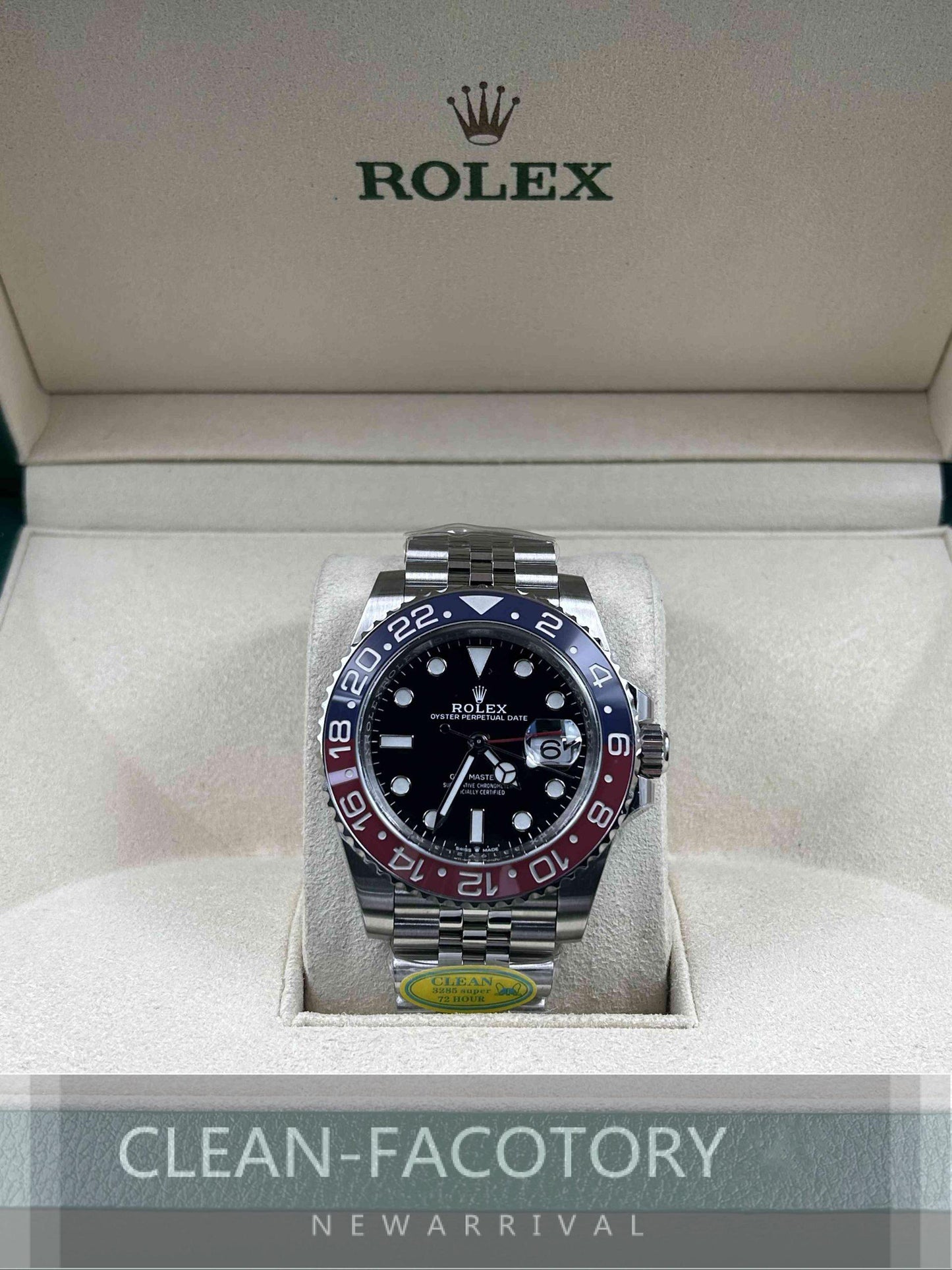GMT-Master II 126710BLRO “Pepsi” Jubilee 40mm Clean Factory