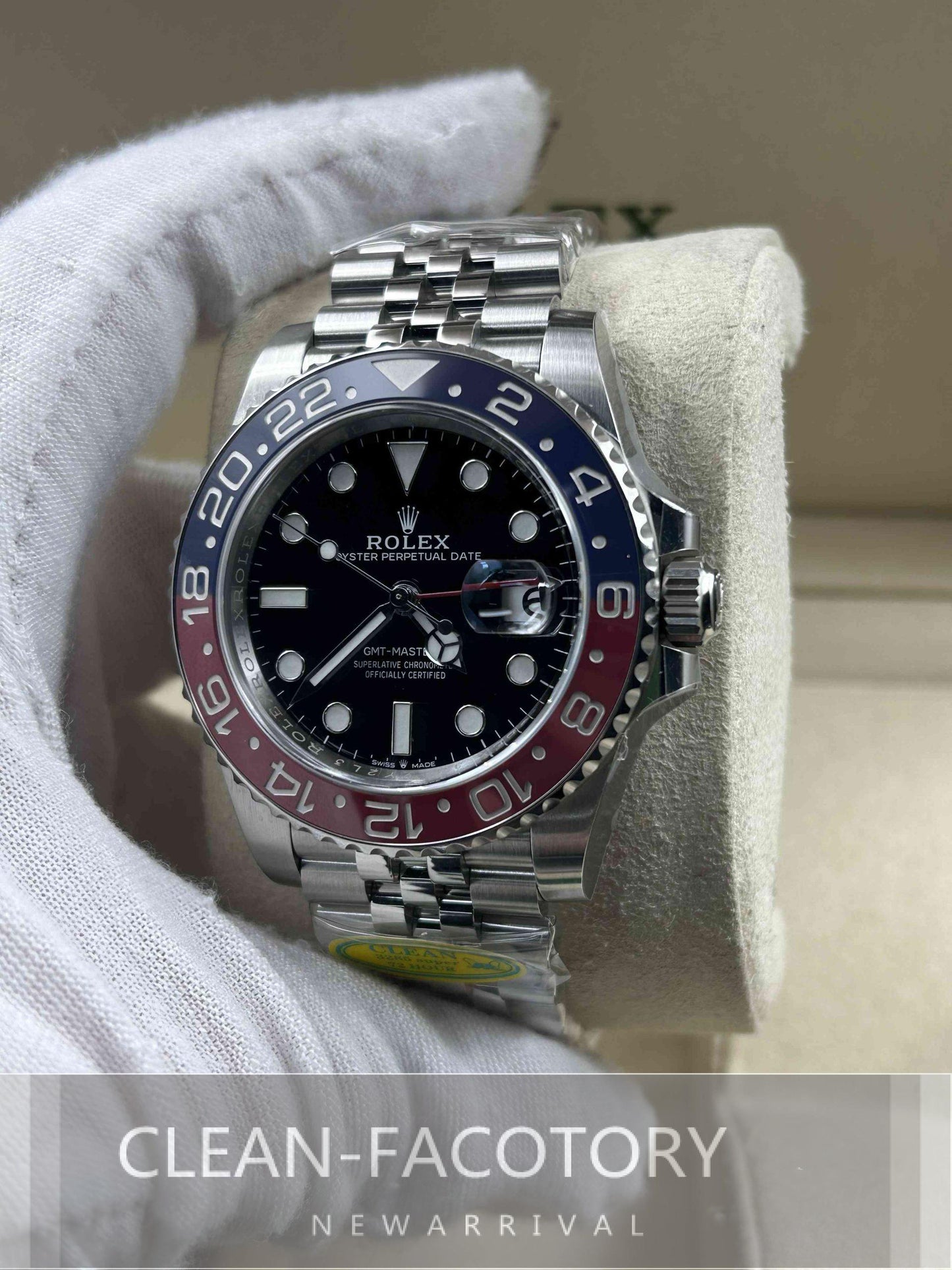 GMT-Master II 126710BLRO “Pepsi” Jubilee 40mm Clean Factory