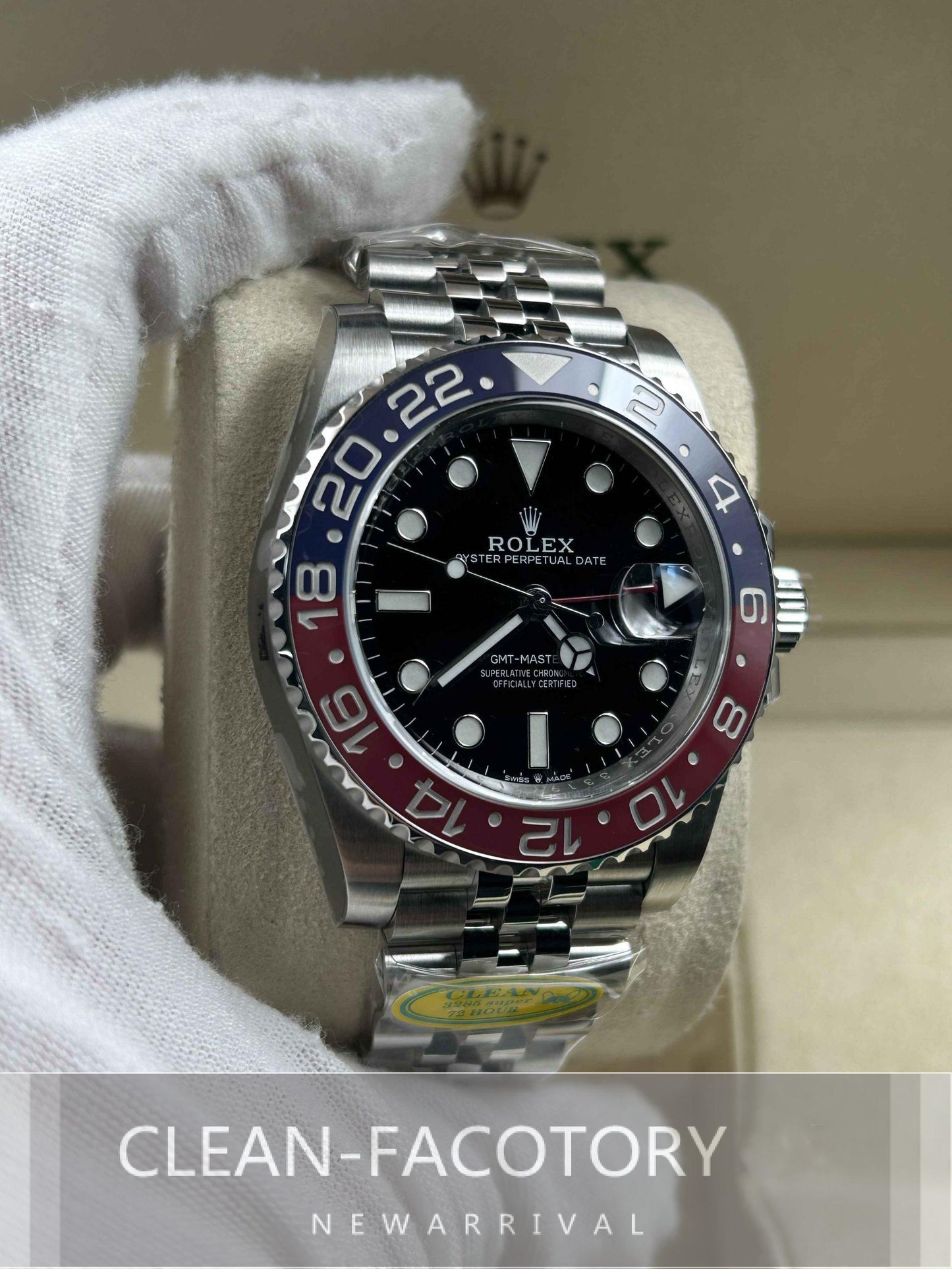 GMT-Master II 126710BLRO “Pepsi” Jubilee 40mm Clean Factory