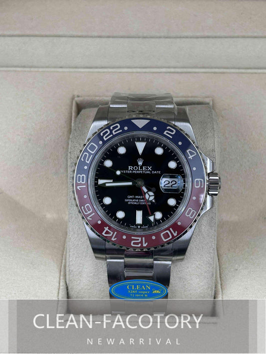 GMT-Master II 126710BLRO “Pepsi” Oyster 40mm Clean Factory