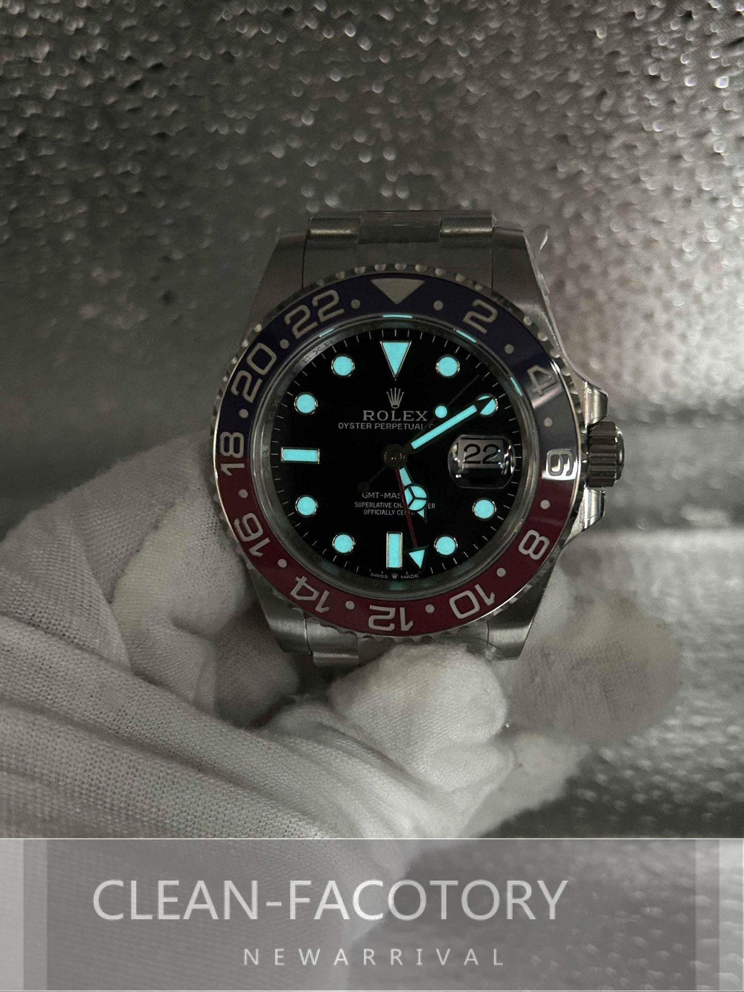 GMT-Master II 126710BLRO “Pepsi” Oyster 40mm Clean Factory