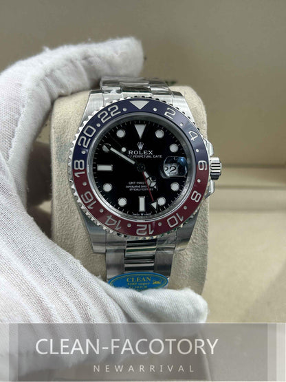 GMT-Master II 126710BLRO “Pepsi” Oyster 40mm Clean Factory