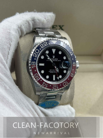 GMT-Master II 126710BLRO “Pepsi” Oyster 40mm Clean Factory
