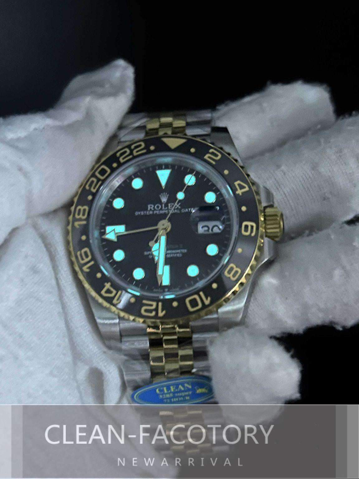 GMT-Master II 126713GRNR “Root Beer Two-Tone” Oyster 40mm Clean Factory