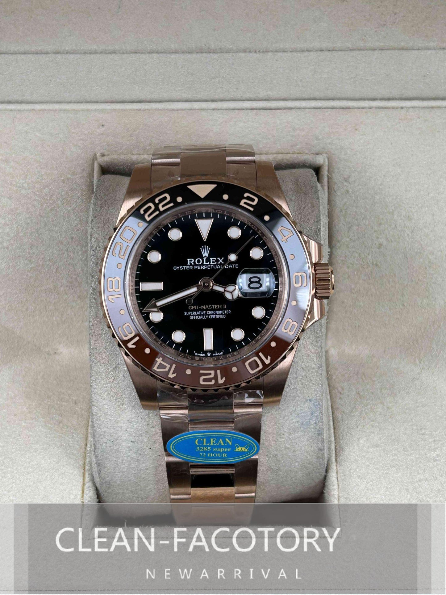 GMT-Master II 126715CHNR “Root Beer” Everose 40mm Clean Factory