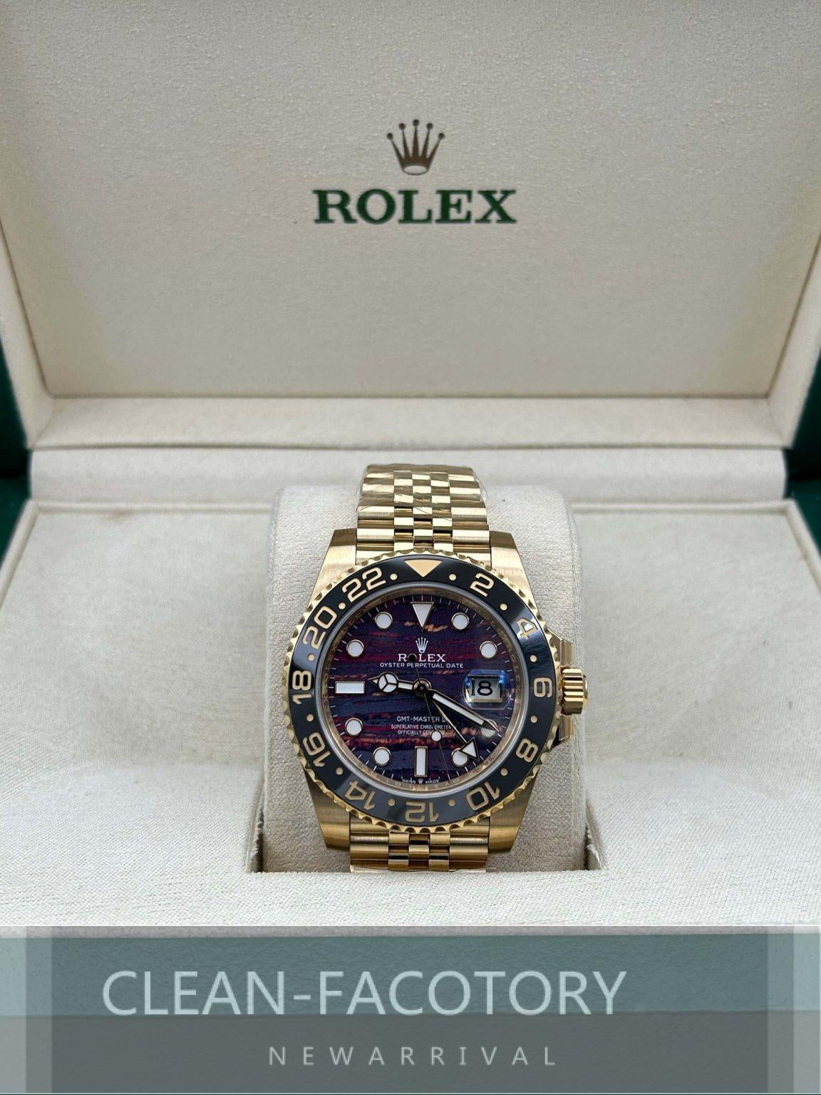 GMT-Master II 126718CHNR Jubilee “Tiger Iron Dial” 40mm Clean Factory