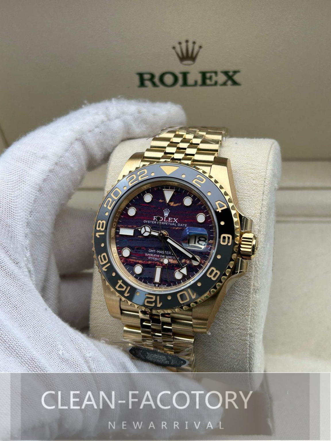 GMT-Master II 126718CHNR Jubilee “Tiger Iron Dial” 40mm Clean Factory