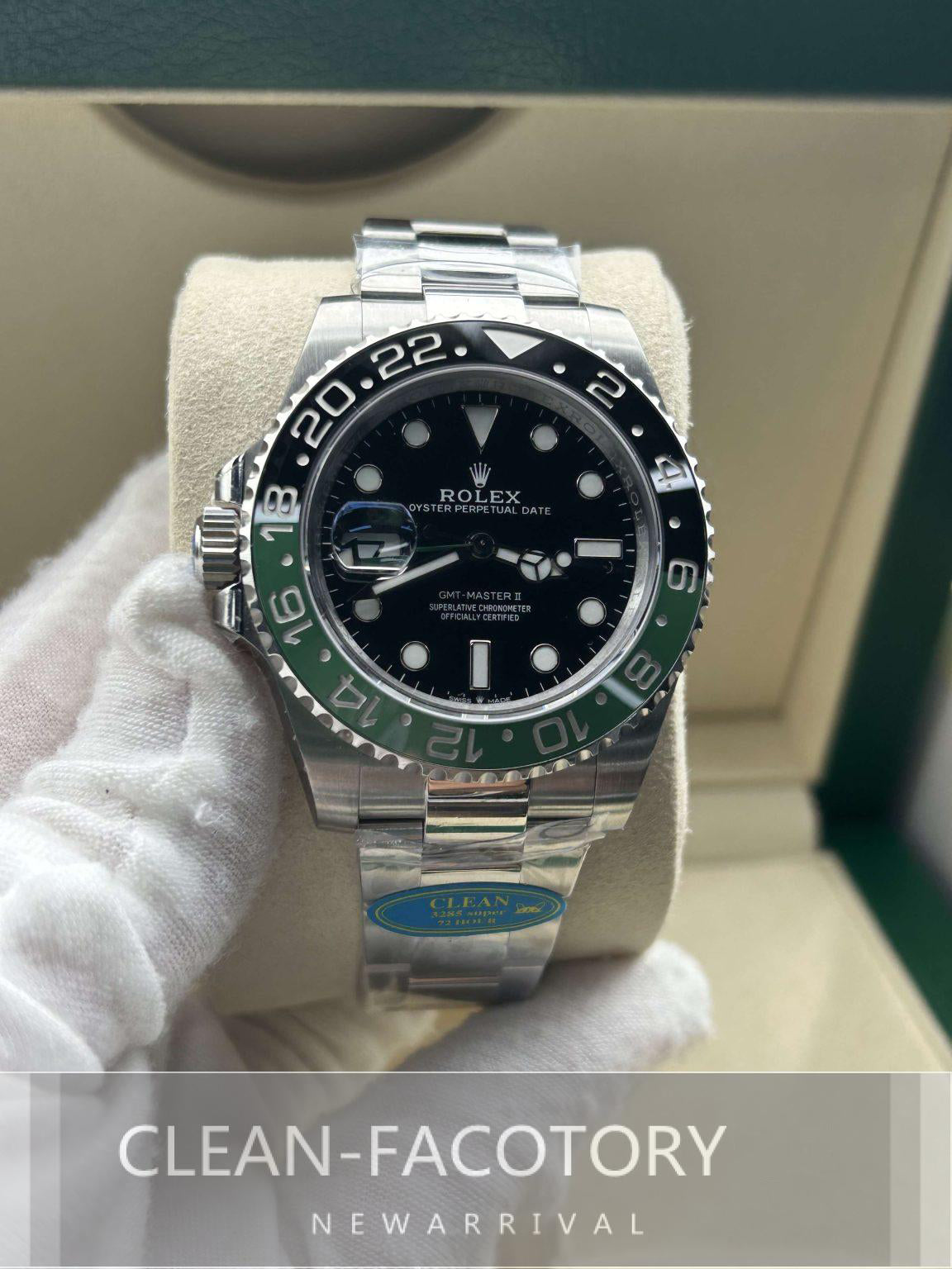 GMT-Master II 126718CHNR Oyster “Spite” Left Handed 40mm Clean Factory