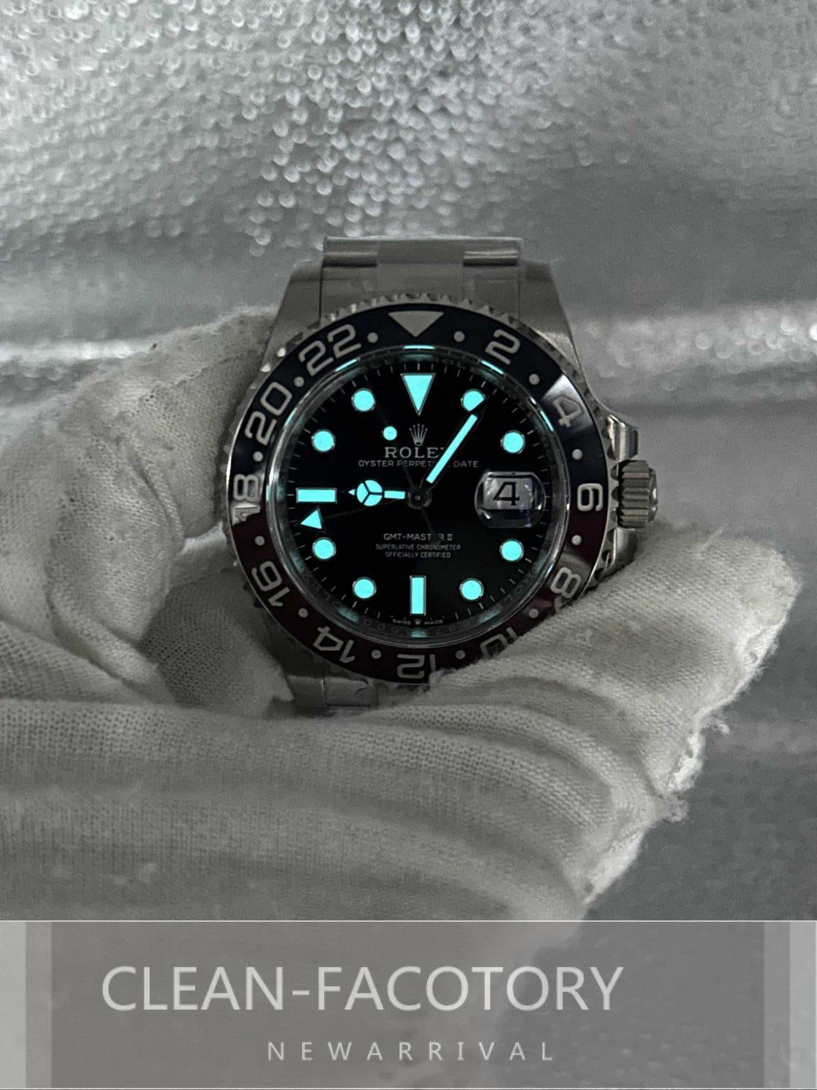 GMT-Master II 126719BLRO Oyster “Pepsi” 40mm  Clean Factory
