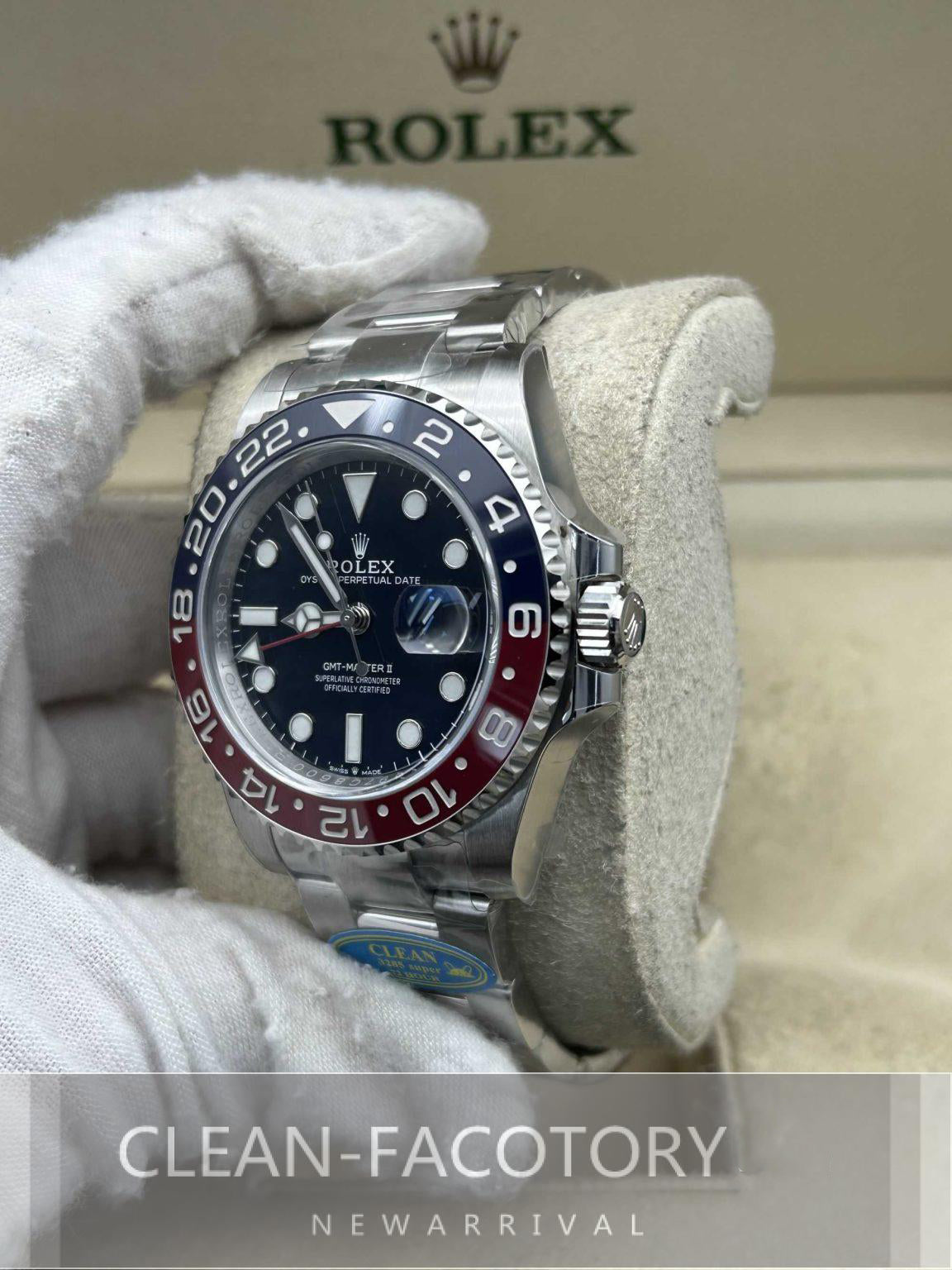 GMT-Master II 126719BLRO Oyster “Pepsi” 40mm  Clean Factory