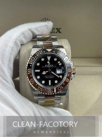 GMT-Master II 126711CHNR “Root Beer Two-Tone” Oyster 40mm Clean Factory