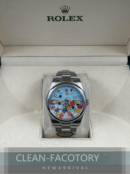 Oyster Perpetual 124300 41mm Celebration Dial Clean Factory
