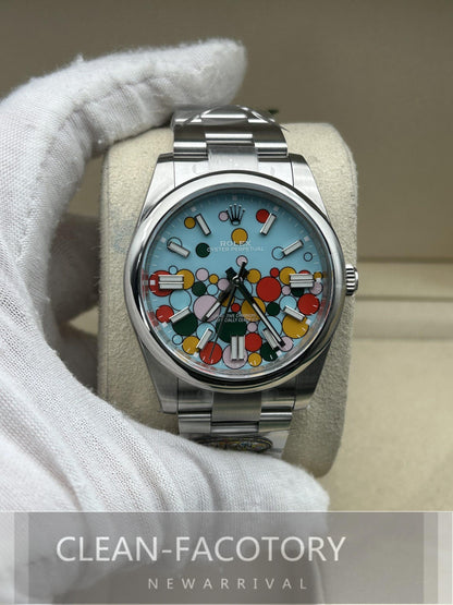 Oyster Perpetual 124300 41mm Celebration Dial Clean Factory