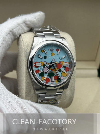 Oyster Perpetual 124300 41mm Celebration Dial Clean Factory