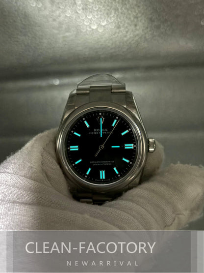 Oyster Perpetual 124300 Lady 31mm Black Dial Clean Factory