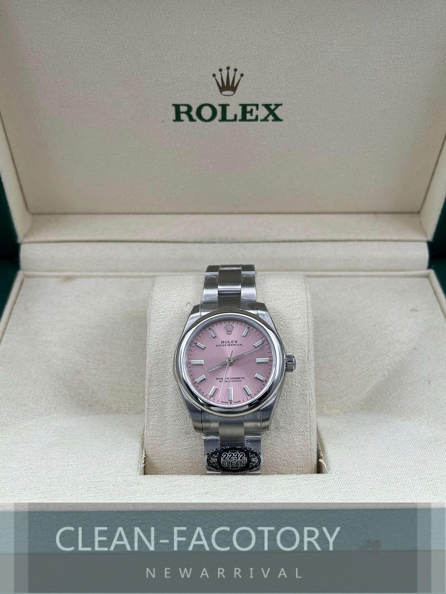 Oyster Perpetual Lady 31mm Pink Dial Clean Factory