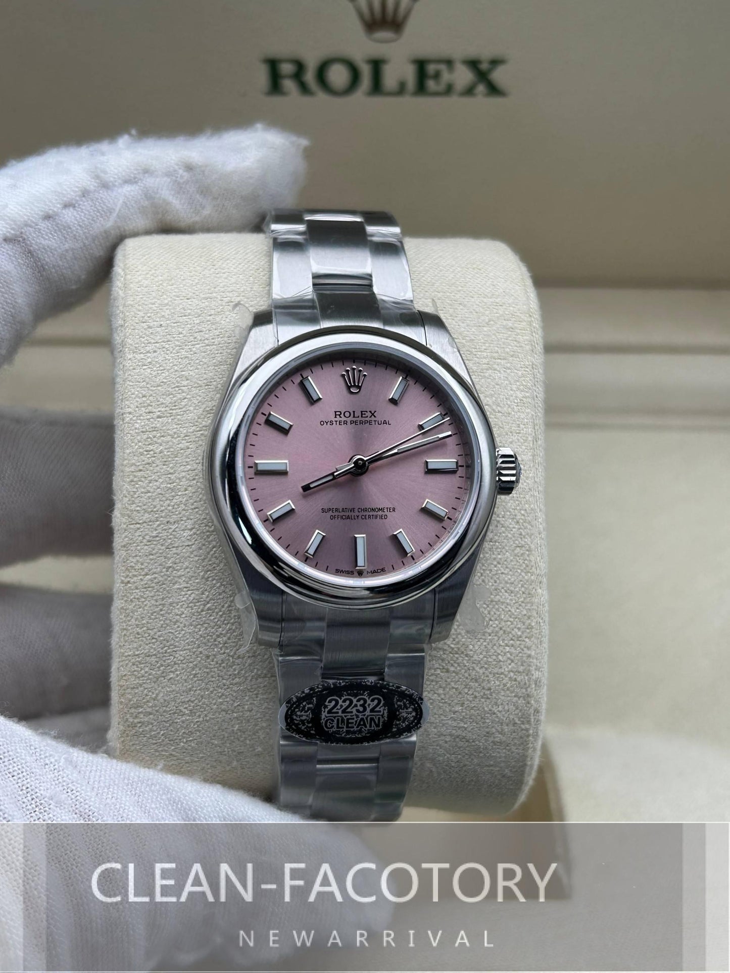 Oyster Perpetual Lady 31mm Pink Dial Clean Factory