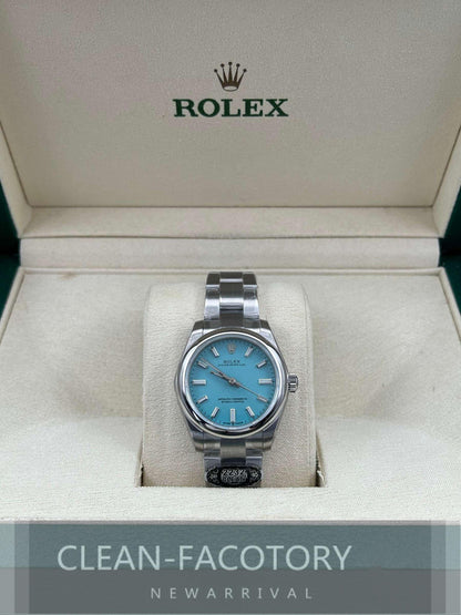 Oyster Perpetual Lady 31mm Tiffany Blue Dial Clean Factory