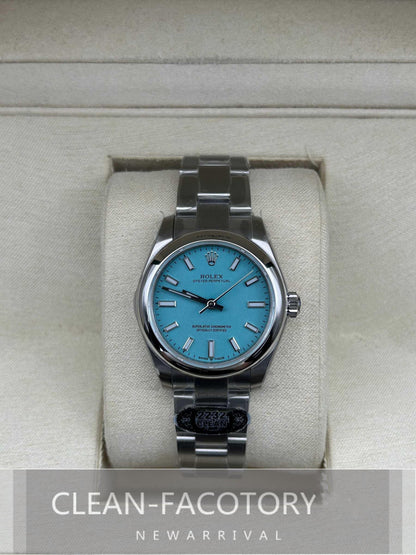 Oyster Perpetual Lady 31mm Tiffany Blue Dial Clean Factory