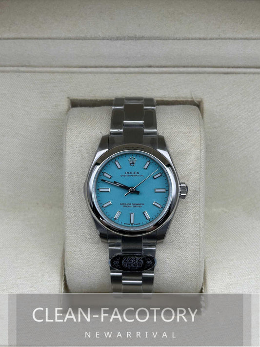 Oyster Perpetual Lady 31mm Tiffany Blue Dial Clean Factory