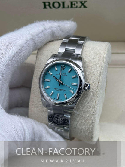 Oyster Perpetual Lady 31mm Tiffany Blue Dial Clean Factory